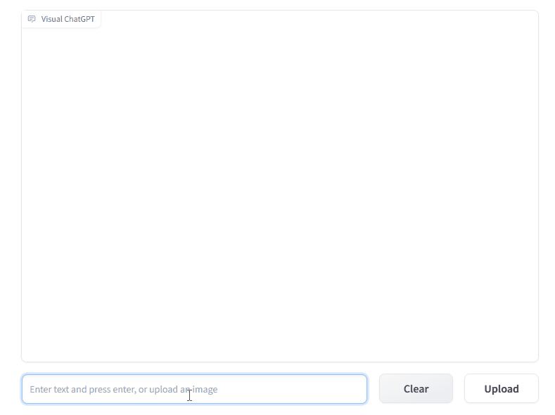 Visual ChatGPT demo gif