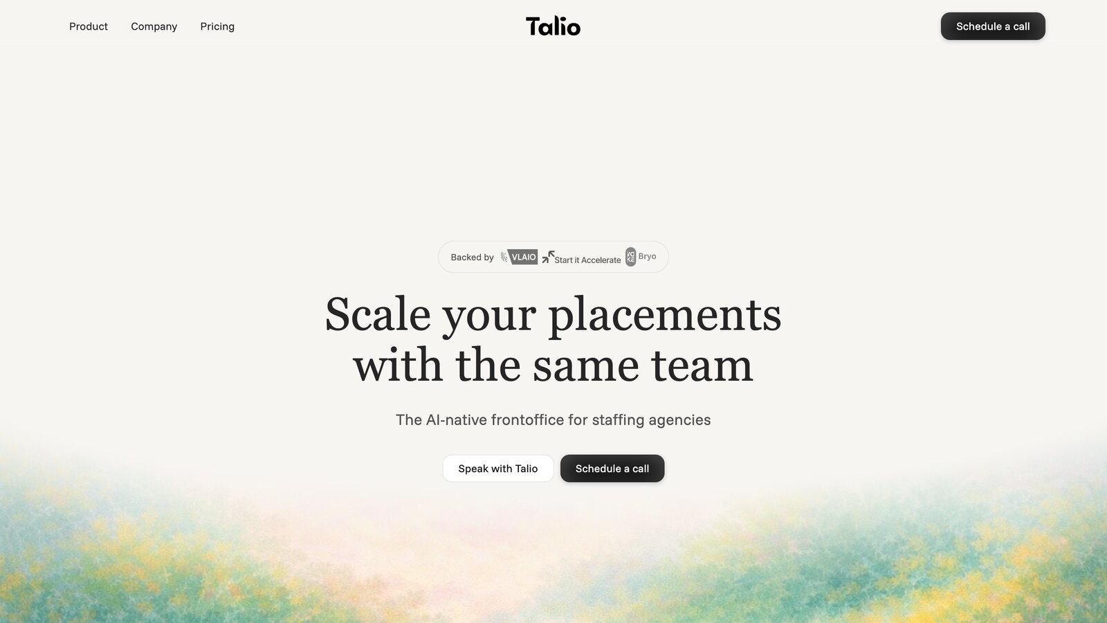 image accompanying the Talio case